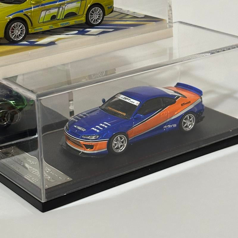 Hot Wheels Acrylic Display Box Vehicles - 1:64-Scale Diecast Model RLC Kaido House Mini GT Time Micro with Realistic Details and Premium Finishes