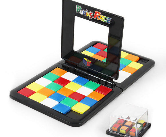 Learning to Stay Focus Color Battle Square Race Game Parent-Child Square Desktop Kids Puzzles Learning Educational Toys Anti Stress Boys Girls Gifts