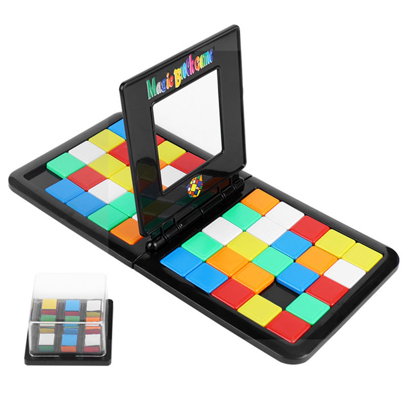Learning to Stay Focus Color Battle Square Race Game Parent-Child Square Desktop Kids Puzzles Learning Educational Toys Anti Stress Boys Girls Gifts