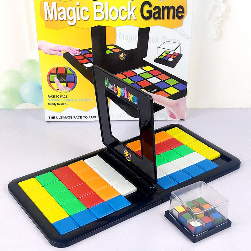 Learning to Stay Focus Color Battle Square Race Game Parent-Child Square Desktop Kids Puzzles Learning Educational Toys Anti Stress Boys Girls Gifts