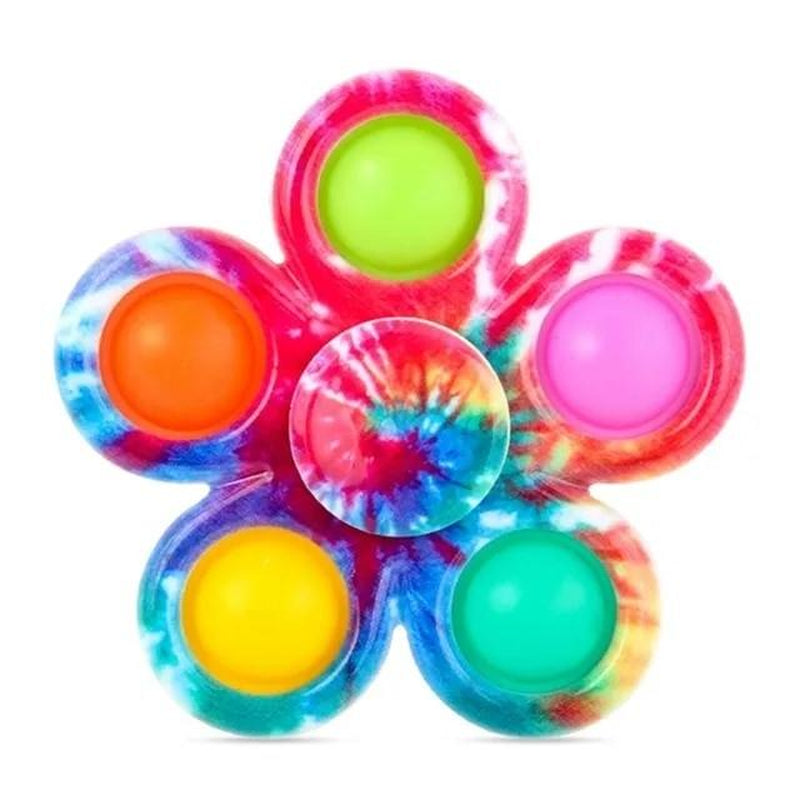 6 Pack Fidget Spinners - Tie-Dye (Huge Value)