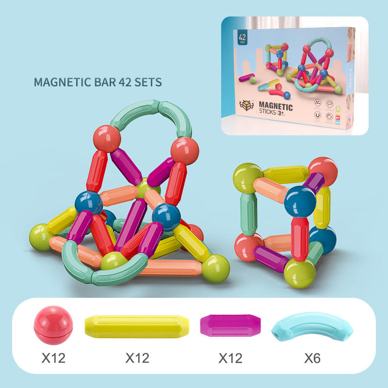 By Baby Toys Magnetic Stick Building Blocks Game Magnets Children Set Kids Magnets For Children Magnetic Toy Bricks