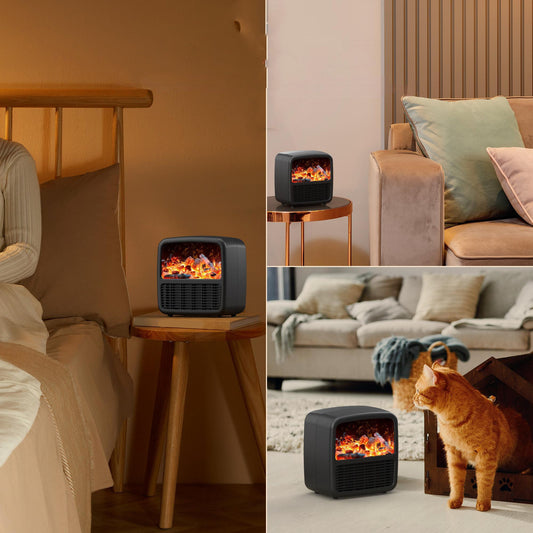 Electric Space Heater For Indoor Use Desktop High-power Fast-heating Small Heater Winter Air Heater