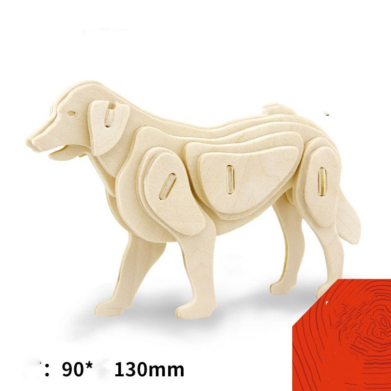 Children's Educational Netflix Toys Three-dimensional Wooden Puzzles