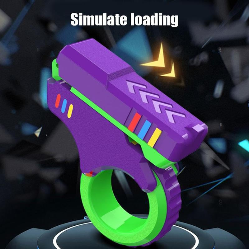 3D Printed Fingertip Gyro - Creative Novelty Stress Relieving Toys, Spinning and Flipping Multi-Functional Stress Relieving