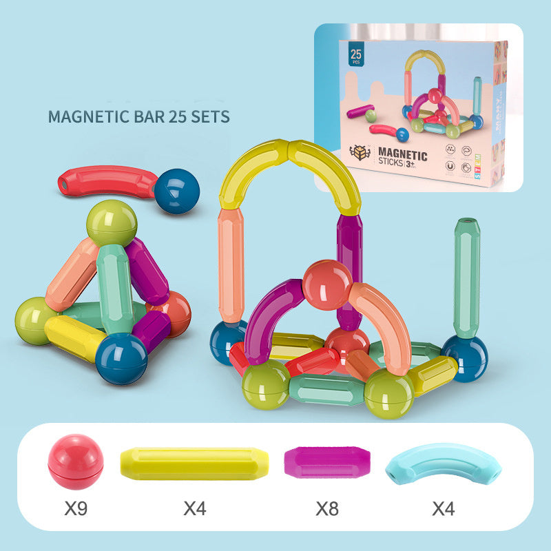 By Baby Toys Magnetic Stick Building Blocks Game Magnets Children Set Kids Magnets For Children Magnetic Toy Bricks