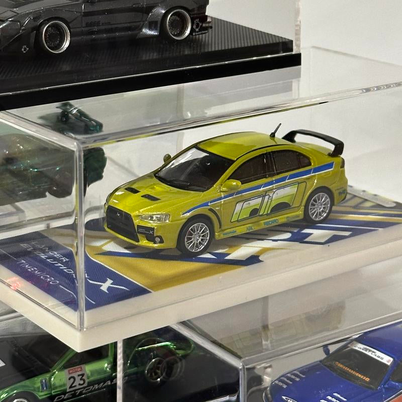Hot Wheels Acrylic Display Box Vehicles - 1:64-Scale Diecast Model RLC Kaido House Mini GT Time Micro with Realistic Details and Premium Finishes