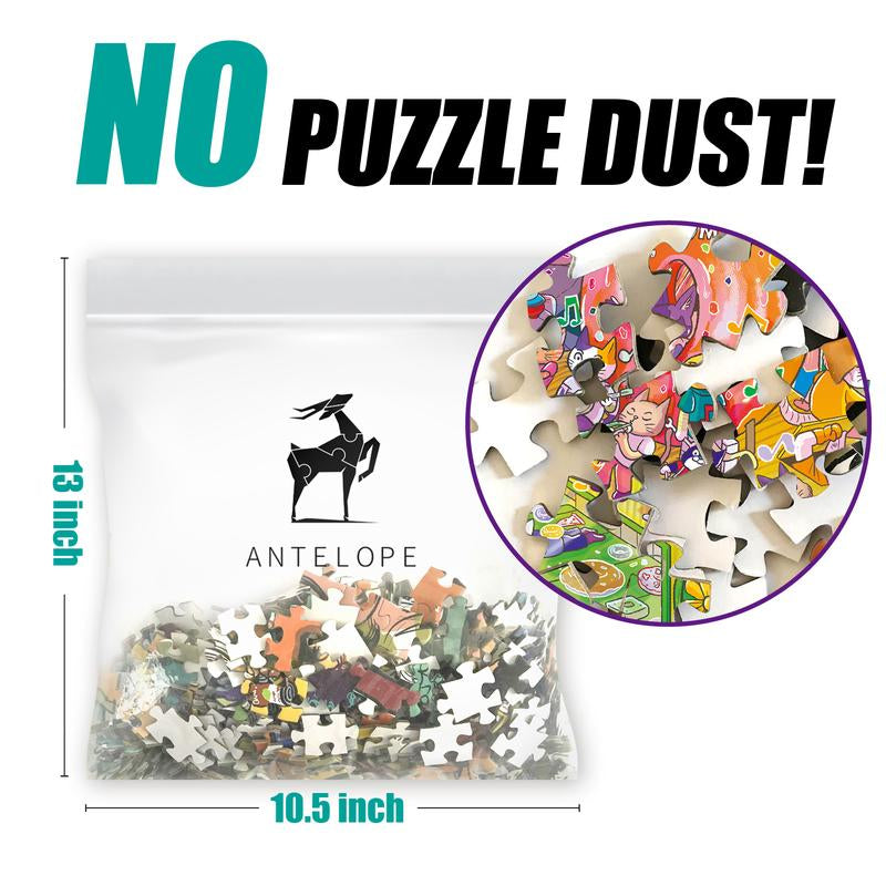 Antelope Puzzle Catndyland 1000 Piece Jigsaw Puzzle