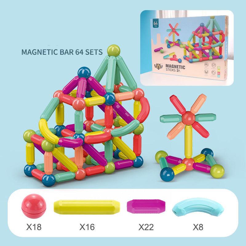 By Baby Toys Magnetic Stick Building Blocks Game Magnets Children Set Kids Magnets For Children Magnetic Toy Bricks