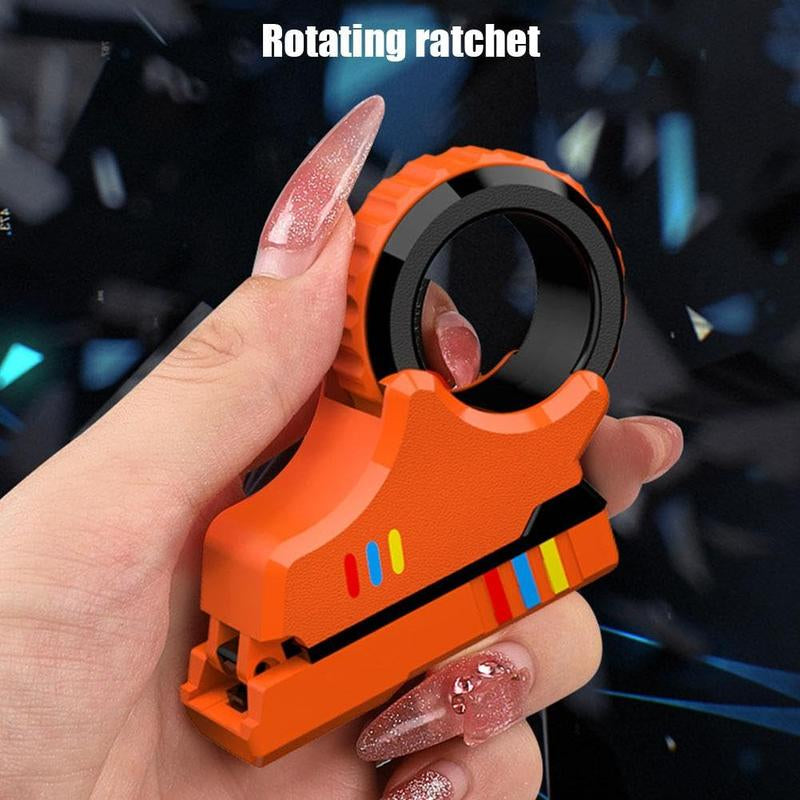 3D Printed Fingertip Gyro - Creative Novelty Stress Relieving Toys, Spinning and Flipping Multi-Functional Stress Relieving