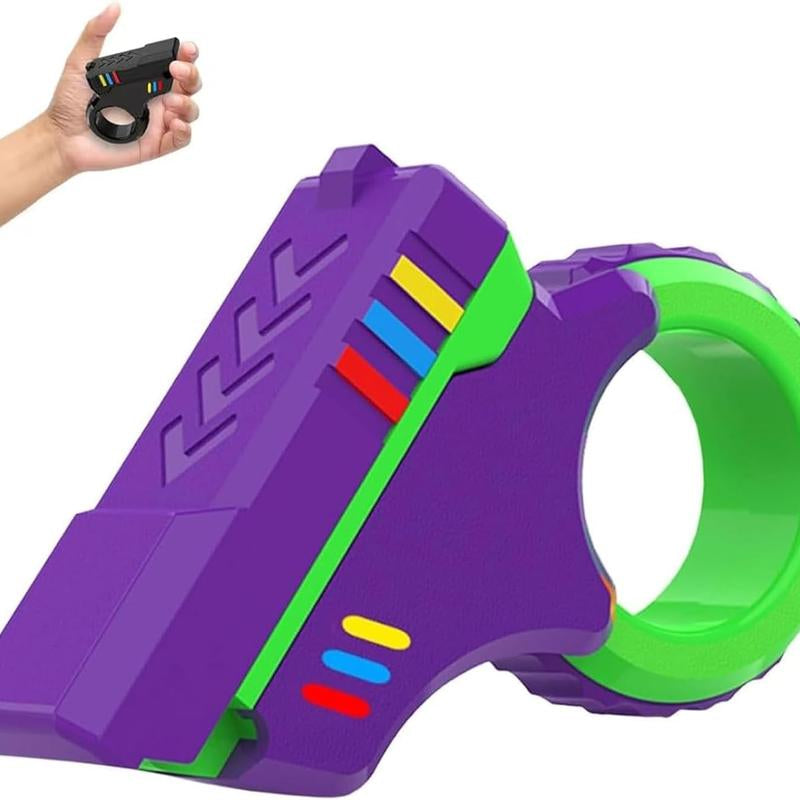 3D Printed Fingertip Gyro - Creative Novelty Stress Relieving Toys, Spinning and Flipping Multi-Functional Stress Relieving