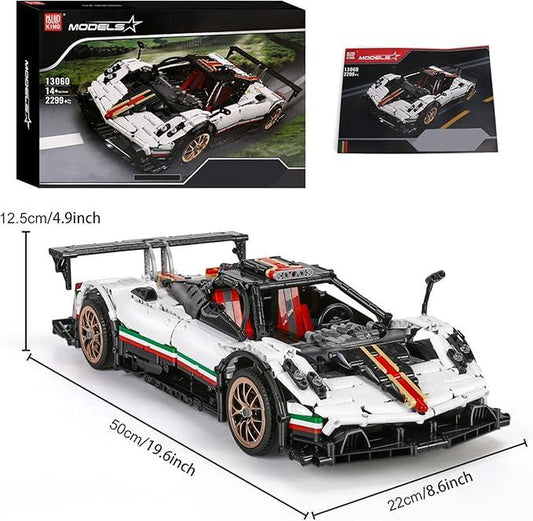 Mould King 13060 Technik Sports Car Building Blocks, Sports Racing Car Model as Toy/Collectibles/Exhibition Items for Kids/Adult(2299 Pieces)