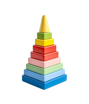 Rainbow Stacking Tower