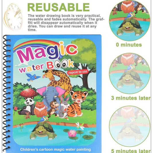Children'S Magical Water Coloring Book - Creative Imagination Educational Toy for Kids