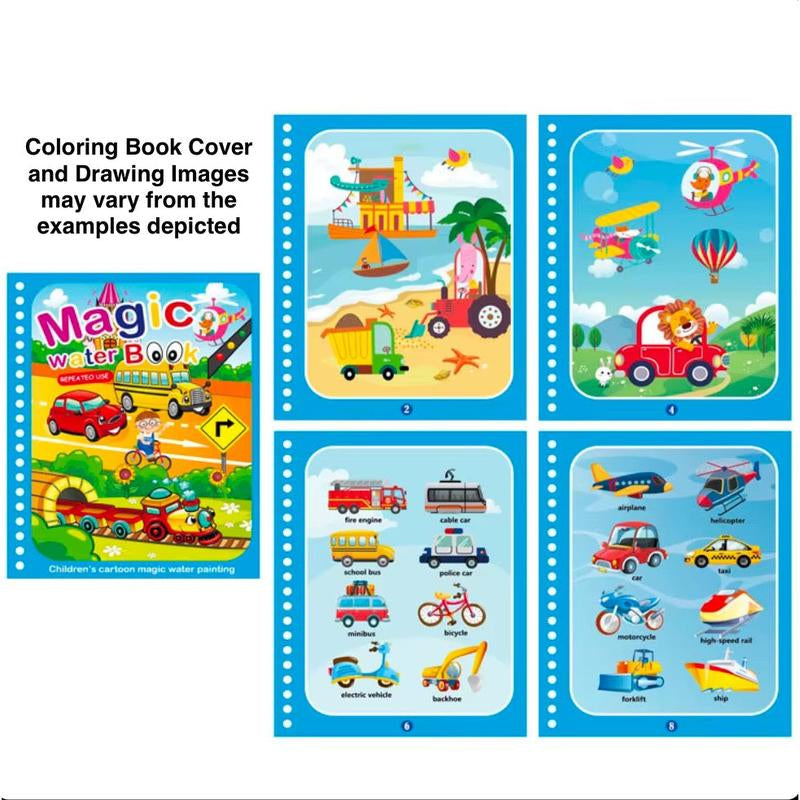 Children'S Magical Water Coloring Book - Creative Imagination Educational Toy for Kids
