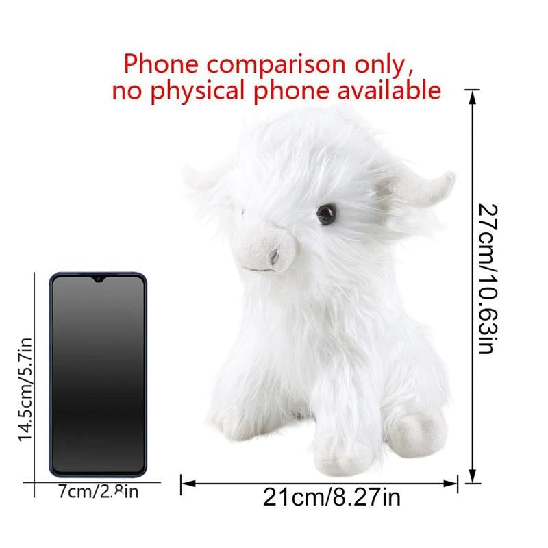 Cartoon Cow Plush Toy, Cute Highland Cow Plush Toy, Stuffed Toy for Adults, Lovely Gifts