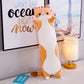 50/70Cm Cute Soft Long Cat Plush Toys Stuffed Pause Office Nap Pillow Bed Sleep Home Decor Gift Doll for Kids Girl