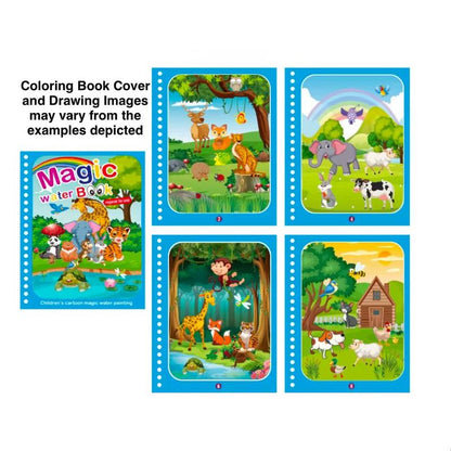 Children'S Magical Water Coloring Book - Creative Imagination Educational Toy for Kids