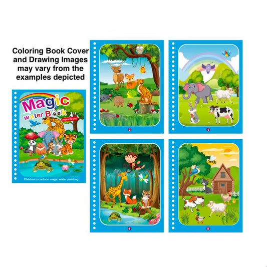 Children'S Magical Water Coloring Book - Creative Imagination Educational Toy for Kids